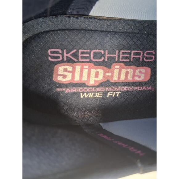 Skechers Summits Slip-ins Blue Dazzling Haze Wide Fit Size 10 Women's - Picture 7 of 9